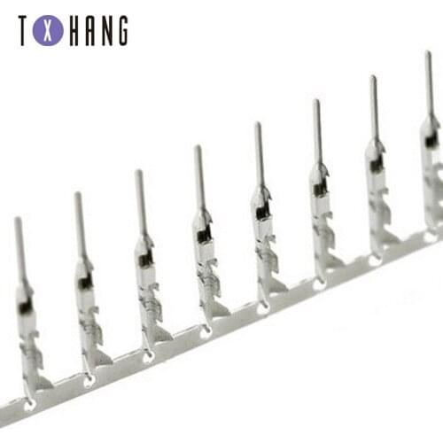 100pcs dupont reed DUPONT housing male terminal FOR 2.54MM PITCH dupont CONNECTOR FOR JUMPER WIRE diy electronics