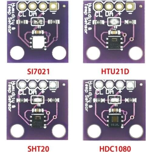 100pcsHDC1080 Si7021 SHT20 HTU21D module Low Power GY-213V-HDC1080 High Accuracy Digital Humidity Sensor with Temperature Sensor
