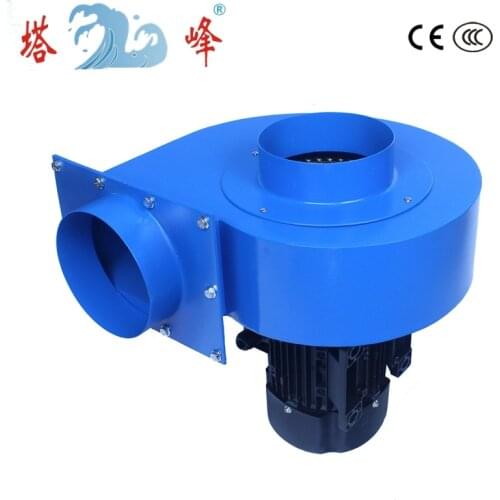 1500w 150mm diamter pipeline large air volume industrial smoke hot air exhaust centrfigual ventilation blower fan