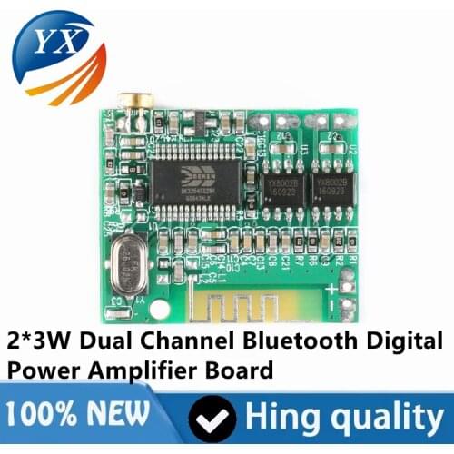 2 * 3W Dual Channel Bluetooth Digital Power Amplifier DIY Bluetooth Speaker/Background Music/Voice Call Support