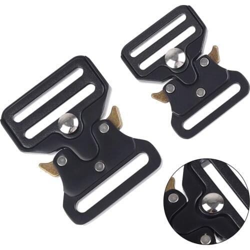 2 Sizes Metal Strap Buckles For Webbing DIY Bag Luggage Clothes Accessories Clip Buckles 38mm/25mm