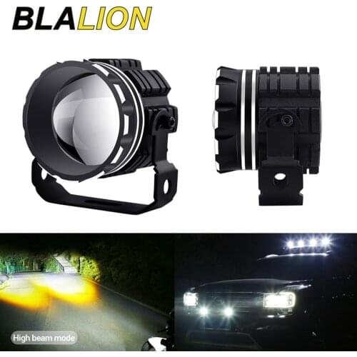 2pcs Motorcycle Spot Light Led Lights Headlight Driving Lamp 4300k White Super Bright Working Fog Lamp 60W LED Scooter Spotlight