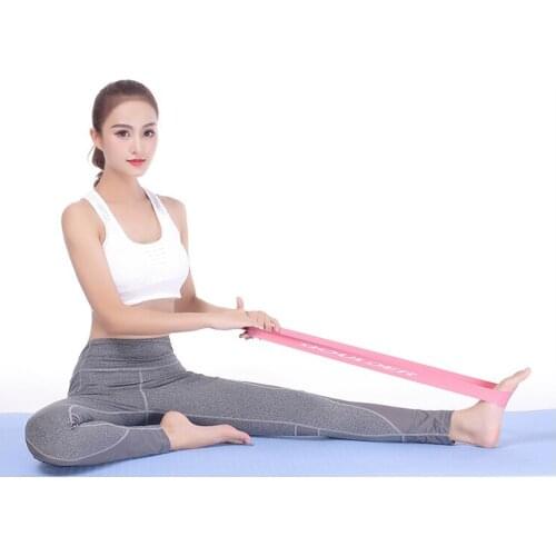 5 Colors Yoga Resistance elastic Rubber booty Bands Indoor Outdoor Fitness Equipment 0.35mm-1.1mm Pilates Sport Training Workout