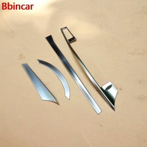 Bbincar ABS Chrome Car Instrument panel Dashboard center console trim LHD 4pcs For Toyota Corolla 2014 2015