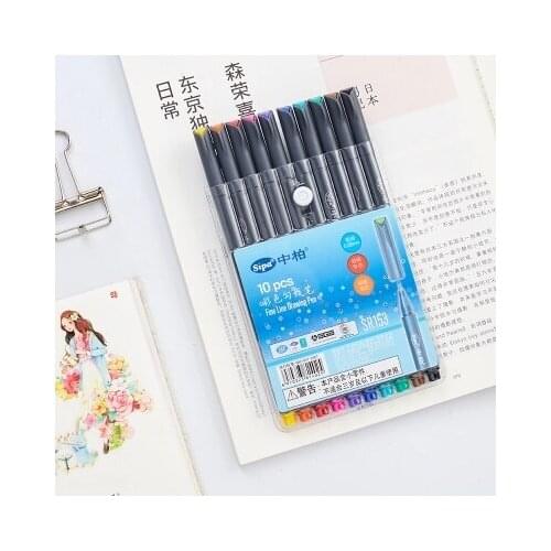 Childrens comic pen Freehand sketch Watercolor pen signing pen 0.38mm free shipping