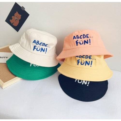 Cool Bucket Cap For Boys Print Bucket Hats For Girls Panama Soild Ins Hat Children Sun Protection Beanie Photography Accessories