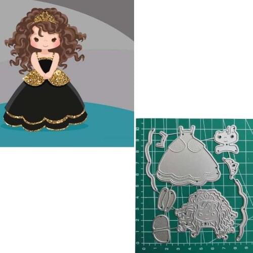 Girl Craft Metal Cutting Die cut dies new decoration scrapbook Album Paper Card Craft Embossing die cuts