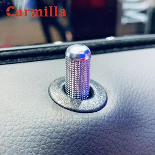 Carmilla Car Modified Door Bolt Lock Pin Auto Door Bolt for Mercedes Benz A Class W176 12-2021 Cla Gla X156 C117 14-2020 Ml Cls