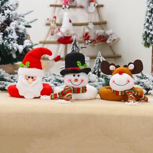 Cartoon Creative Christmas Curtain Buckle Christmas Decoration Window Home Bedroom Hook Fasten Clamp for Home Room Decor
