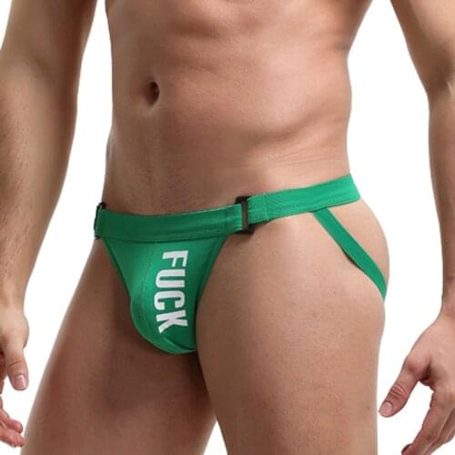 Sexy Gay Men Underwear Jockstrap Briefs Cueca Male Panties G String Thongs Men G-Strings Gay Penis Pouch Men Underpants