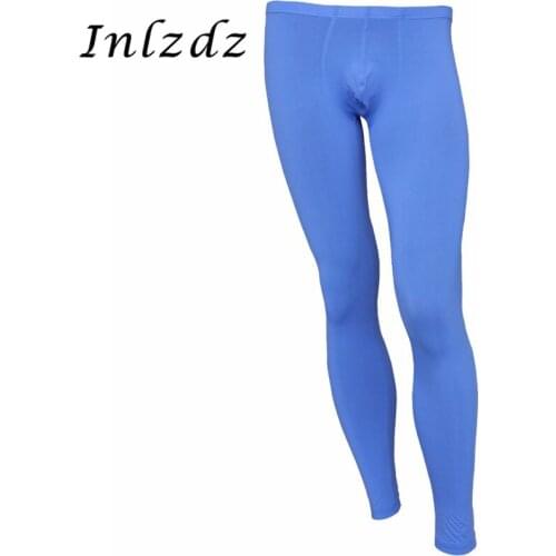 Mens Exotic Lingerie Pants for Sex Low Rise Bulge Pouch Pants Stretchy Hot Pants Male Exotic Sexy Legging Trousers Underwear