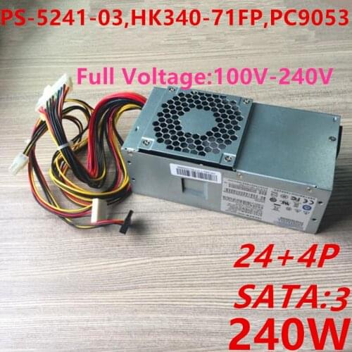 New PSU For Lenovo TFX M75 90P V200 I530S 240W Power Supply PS-5241-03 HK340-71FP PC9053