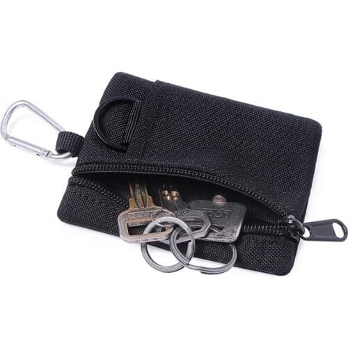 Outdoor EDC Molle Pouch Multifunction Key Card Case Edc Pouch Molle Bag Tactical Sports Zipper Bags for Camping Hiking Hunting