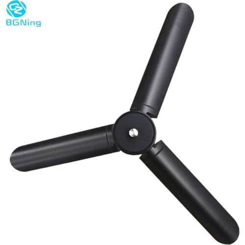 Portable Volg Live Broadcast Mini Desktop Tripod Holder Stand for Mobile Phone Gimbal Stabilizer DSLR Camera Bracket 1/4 Thread