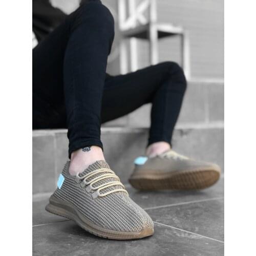 BA0167 Thick Base Style Sneakers Mink Men Sport Shoe