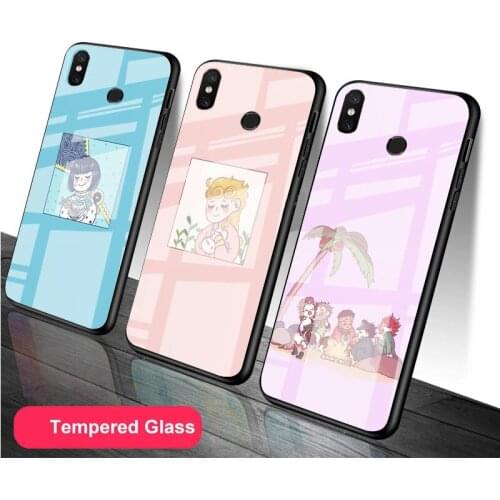 JoJos Bizarre Adventure Tempered Glass Phone Case For Redmi Note 5 6 7 8 9 Pro Note8T Note9S Redmi8 9 Cover Shell