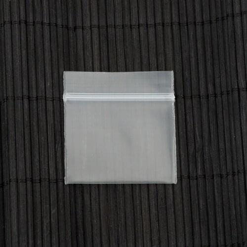 2.2*2.5cm High-end Clear Thick Zip Lock Ziplock Bags Food package Storage bag plastic Small Reclosable packing poly Zip lock bag