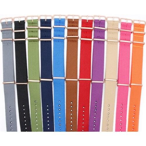 Nylon Strap For Men Women Belt Watch Accessories For NATO Fashion Watchband 18MM 20MM 22MM 24MM Sport Bracelet Men Women