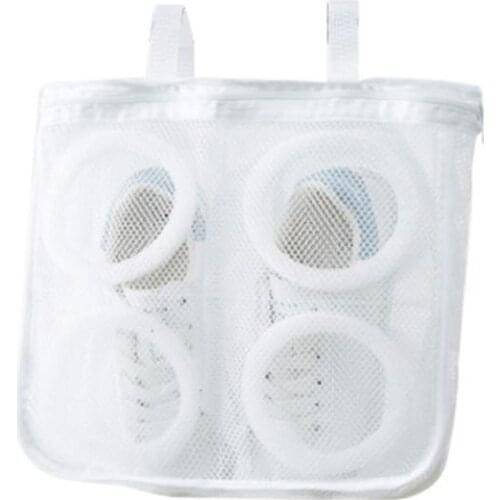 Ashing Bag Mesh Zipper Mesh Portable Laundry Shoes OrganizerSpecial Laundry Brassiere Bag Cleaning Underwear Sports Hanging Bag