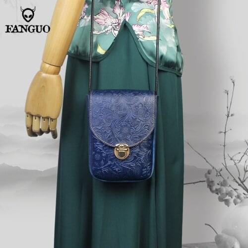 Crossbody Phone Card Holder Bag Purse Shoulder Bags Short Wallet Genuine Leather Adjust Strap Bag For Women Female Girls