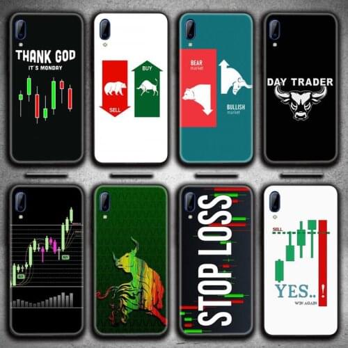 Trade Investment Forex Stock market Phone Case For Vivo Y91c Y17 Y51 Y67 Y55 Y7s Y81 Y19 Y97 Y93 V17 vivos5