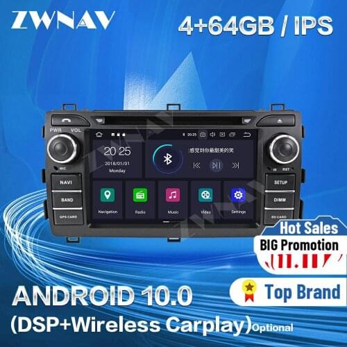 Carplay For Toyota Auris 2013 2014 2015 Android Multimedia Player GPS Navigation Auto Audio Auto Stereo Radio Recorder Head Unit
