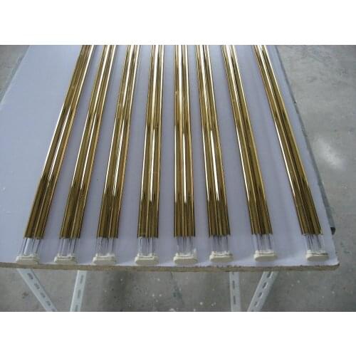 Twin tube gold coating Quartz infrared drying lamps 2000w