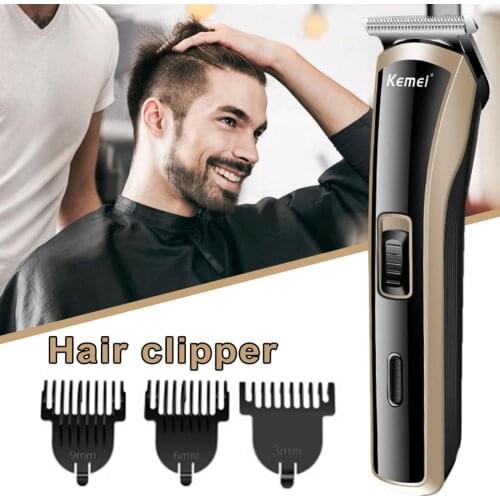 Electric Hair Clipper Cordless Beard Trimmer Rechargeable Hair Grooming Kit for Men