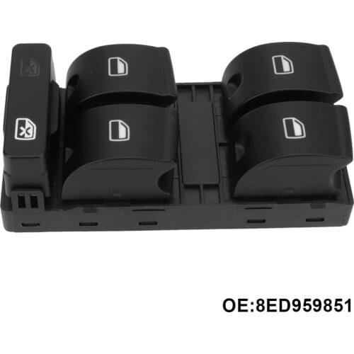 Electric Back Side Front Left & Right Side Master Window Switch Lifter For AUDI A4 B6 B7 2002—2007 8ED959851 A6L C6 2005—2011