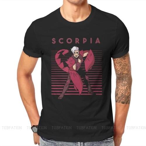 Scorpia Unique TShirt She Ra Princess of Power Filmation Anime Top Quality New Design Gift Clothes T Shirt Stuff Hot Sale