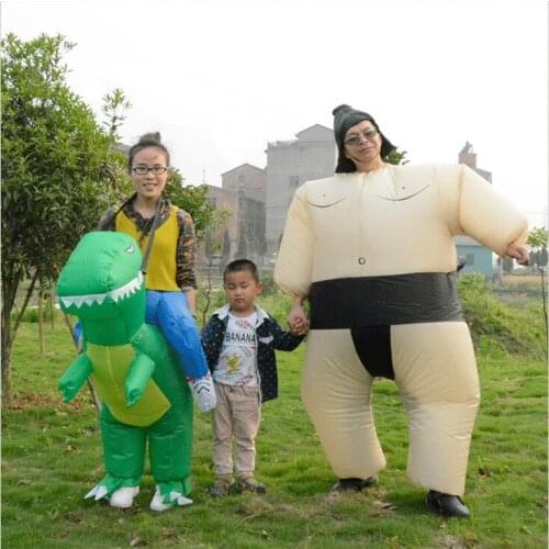 Halloween Costume for Women Inflatable Dinosaur Costume - Fan Operated Adult Kids Size Halloween Cosplay Animal Dino Rider T-Rex