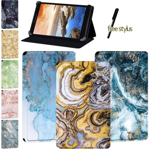 Leather Tablet Case for Lenovo Tab 8/Tab(A7-30 A3300/A7-50 A3500)7"/Tab(A8-50 A5500/S8 - 50)8"/thinkpad Tablet 2/Yoga Book 10.1