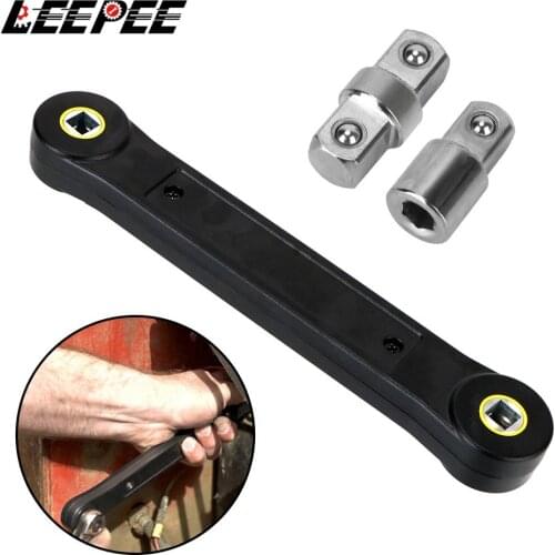 LEEPEE Adjustable Spanner Universal Extension Wrench Automotive Tools Auto Replacement Parts Ratchet Wrench for Car Vehicle