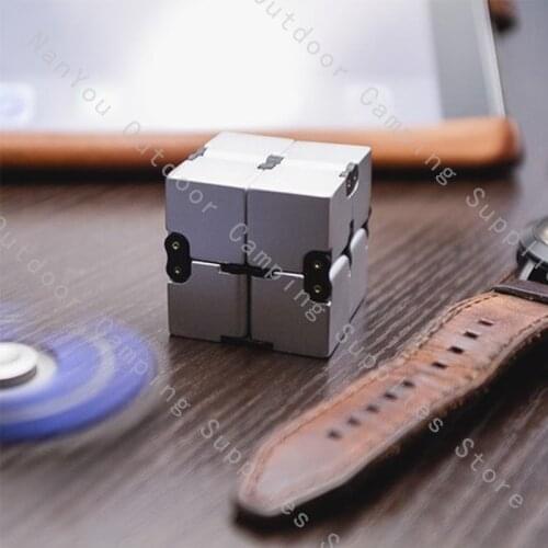 1PC Magic Infinite Cube Creative Uncompression Decompression Toy Unlimited Cube Adult Puzzle Squares Play Office EDC Pocket Toy