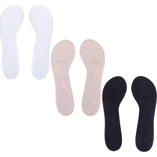 NEW 2020 1Pair Orthopedic Sandals Insoles Invisible Sweat Velvet Half Yard Insole Women Anti-slip Massaging Metatarsal Cushion