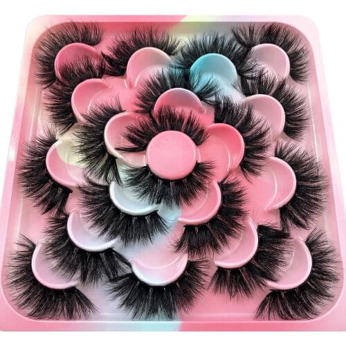 Stage Nude Makeup False Eyelashes Natural Realistic Crisscross Messy Fake Eyelashes 5 Pairs Handmade Lashes Transparent Stems