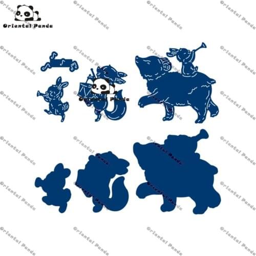 New Dies 2020 Animal band Metal Cutting Dies diy Dies photo album cutting dies Scrapbooking Stencil Die Cuts craft dies