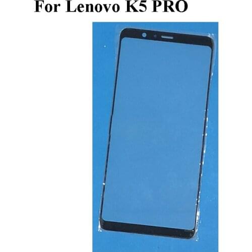 For Lenovo K5 PRO L38041 Front LCD Glass Lens touchscreen For Lenovo K5PRO K 5 PRO Touch screen Outer Screen Glass without flex