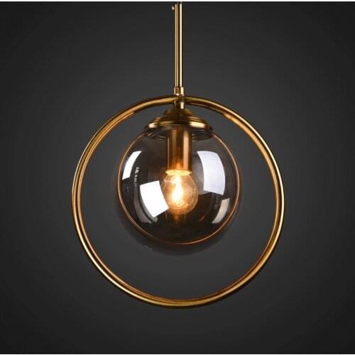 Modern Simple Glass Pendant Lights Bedroom Restaurant LOFT Home Decor Pendant Lamp Cafe Bar Small Hanging Light Bedside Lamp