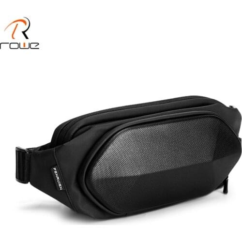 Rowe 2020 New Crossbody Bag For Men Multifunction Waterproof Messenger Shoulder Bag Short Trip Chest Bags Fit For 7.9 Inch iPad