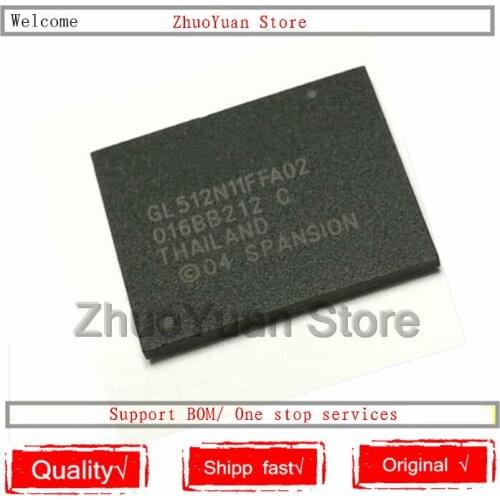 10PCS/lot S29GL512N11FFA02 GL512N11FFA02 BGA IC Chip New Original In stock