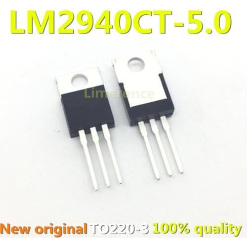 10PCS LM2940CT-5.0 TO220 LM2940CT-5 TO-220 LM2940-5.0 LM2940CT new and original IC