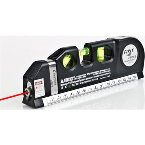 2017 Hot Search Accurate Multipurpose Laser Level Lever Cross Projects Horizontal Vertical Laser Light Beam Measure Tape