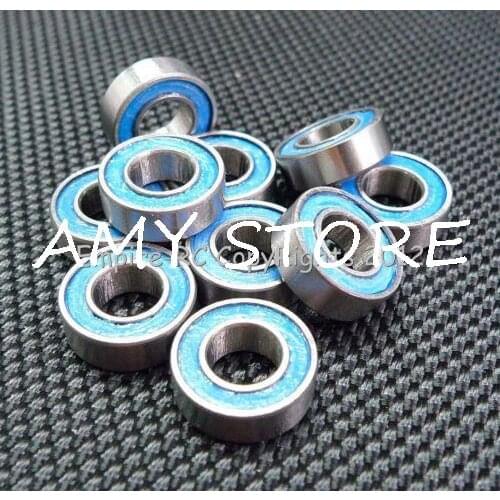 [25 PCS] MR126-2RS (6x12x4mm) Rubber Sealed Ball Bearing Bearings (Blue) MR126RS