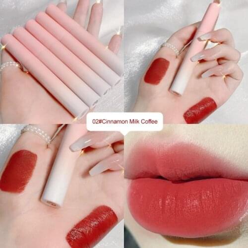 5pcs/set Mirror Water Gloss Lip Glaze Waterproof Lipstick Moisturizing Matte Velvet Lip Gloss Long Lasting Lip Tint Makeup TSLM2