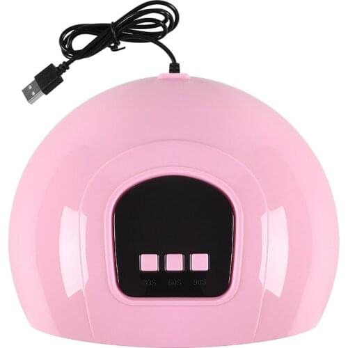 54w LED Nail Lamp Dual Light Source UV Quick-drying Timer 30/60/90S Phototherapy Machine Nail Polish Dryer Nail Lamp Nail Tools