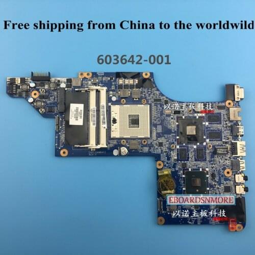 603642-001 for DV6 DV6-3000 laptop motherboard HM55 216-0772000,1GB video,"A"