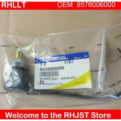 8576006000 true new interlock switch assembly for Ssangyong STAVIC / ACTYON / SPORT / KYRON GMJ OEM 8576006000