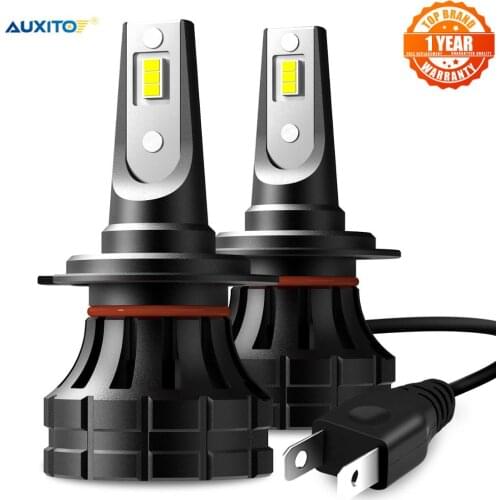 AUXITO 2x H7 H4 H11 LED Canbus Running Lights 9012 9005 9006 HB3 LED Car Headlight For Lada Vesta Granta Kalina Niva Priora Xray
