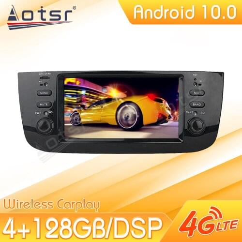 Android Car Multimedia Stereo Player For Fiat Linea Punto Evo 2012 - 2015 Tape Radio Recorder Auto GPS Navi Head Unit 2Din 2 Din